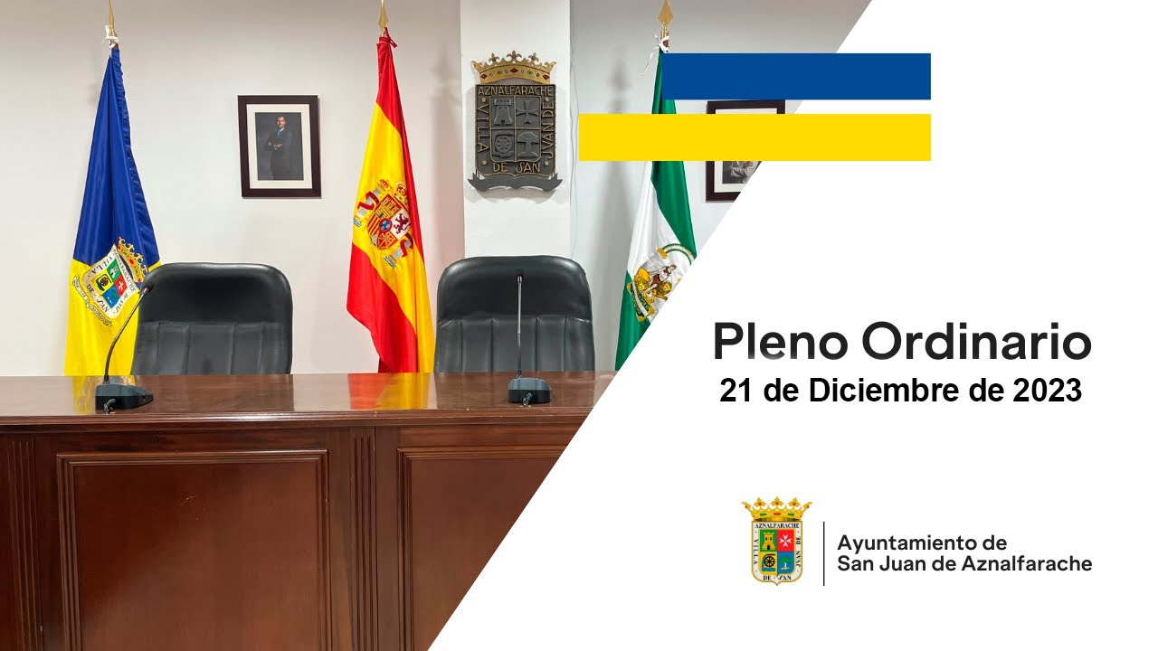 Pleno extraordinario y urgente 26 de diciembre de 2023