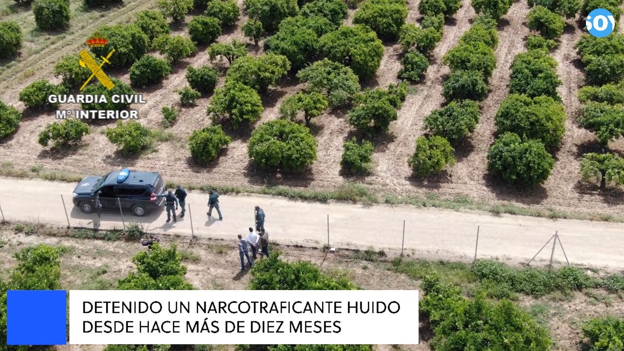 Detenido un narcotraficante huido de la justicia desde hace más de diez meses