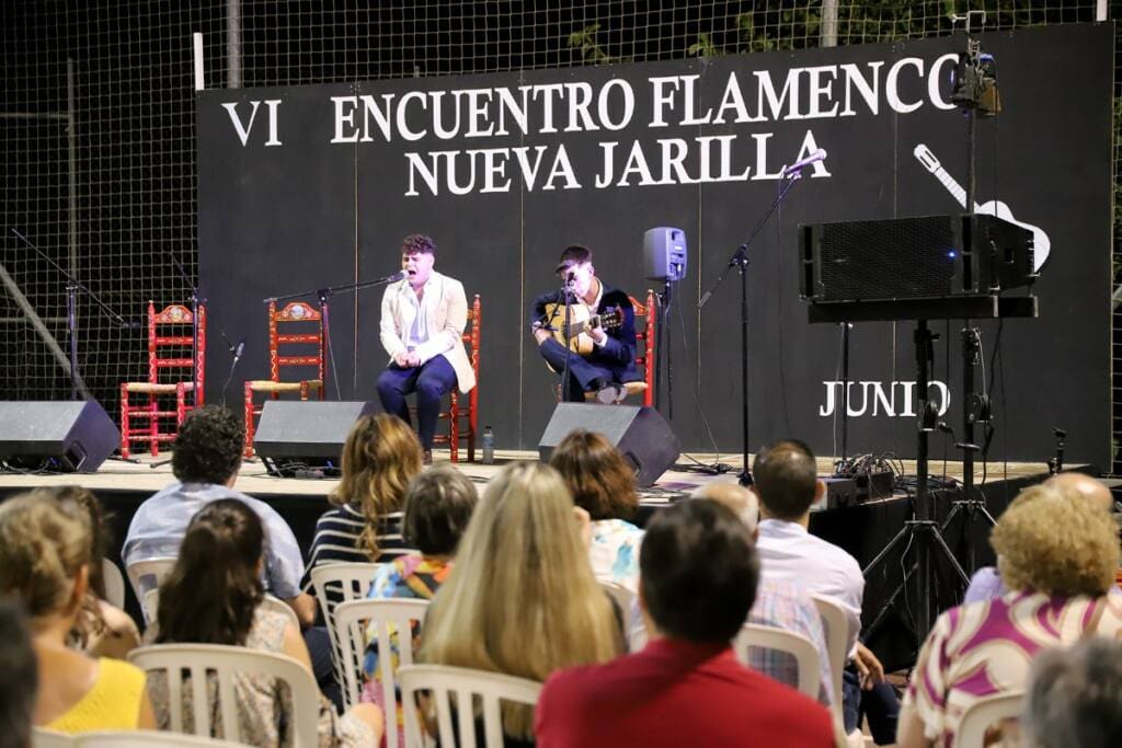 Momento del VI Encuentro flamenco