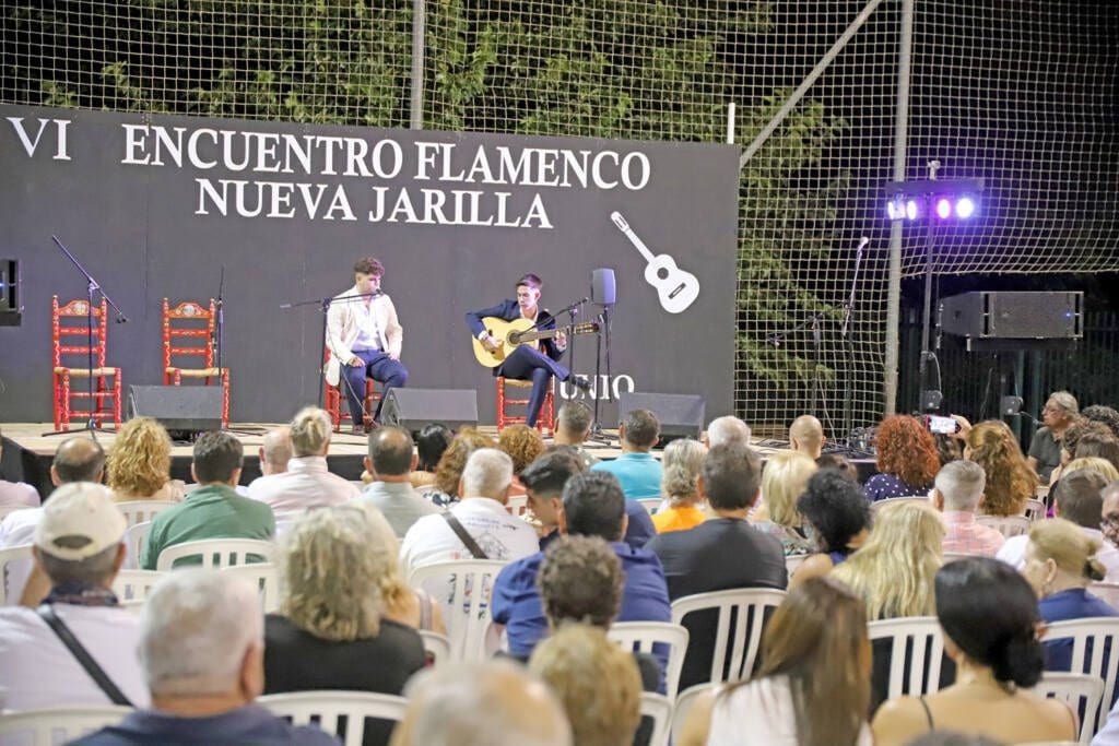 Momento del VI Encuentro flamenco
