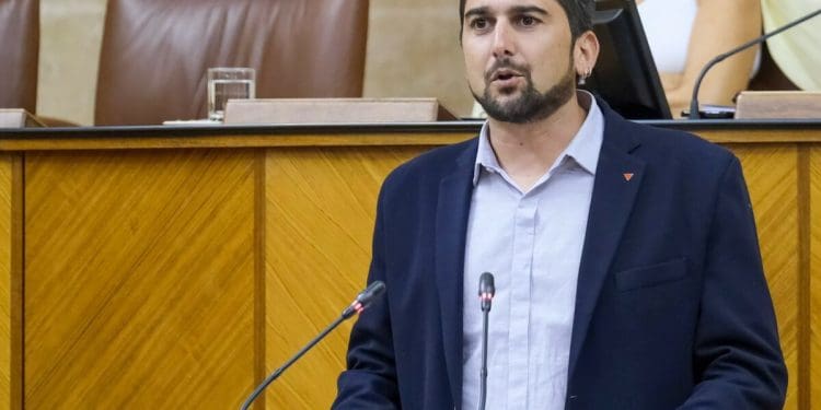 Ismael Sánchez en una intervención en el Parlamento Andaluz